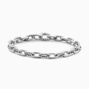 David Yurman Sterling Silver DY Madison Chain Bracelet